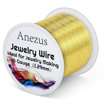 16 Gauge Jewelry Wire, 11 Yards Craft Wire Tarnish Resistant Copper Wire for Jew
