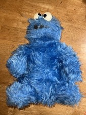 Vintage Sesame Street COOKIE MONSTER Knickerbocker Plush with Rattle Eyes