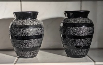 DAUM Glasvasen-Paar, Art Deco, ca. 1920-1930