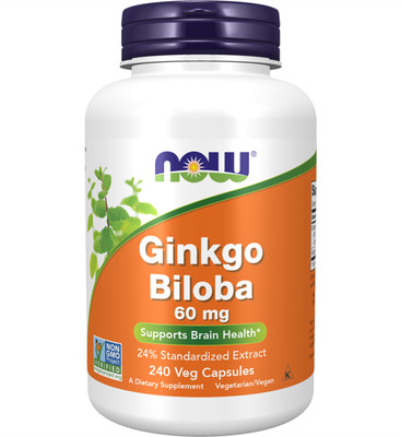 Now Foods Ginko Biloba 60mg 240 VCaps
