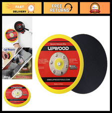 2 Pack 5" Hook  Loop Sanding Pads for Air Sander Polisher, 5/16" Arbor, 13000 R