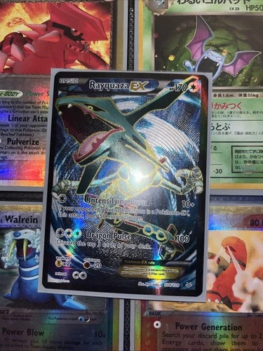 New ListingPokémon TCG Rayquaza EX Full Art Ultra Rare Card Roaring Skies 104/108