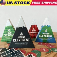 Mount Cleverest Original/Movies/Geography Edition Family Party Card Trivia GaCE