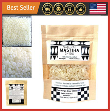 100 Natural Greek Mastic Gum Tears 100g - Fresh, Authentic, Small Size