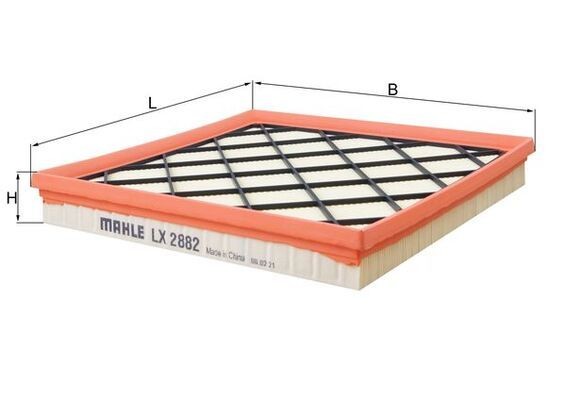 Luftfilter Mahle FüR LX2882-image
