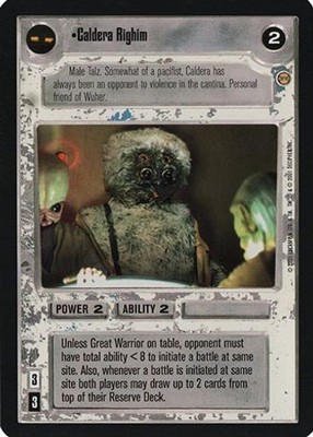 Righim Caldera - Tatooine - Star Wars CCG