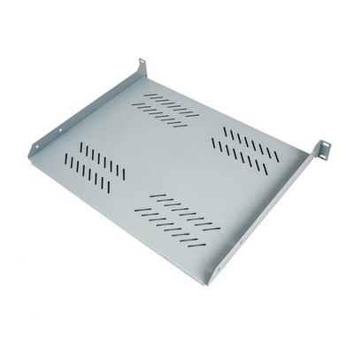 19'' Fachboden Ablage 1HE Netzwerkschrank Tiefe 350mm bis 15kg grau ProfiPatch
