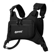 Sports Chest Bag For Men Women, Water Resistant Lightweight Front Chest Pack,...