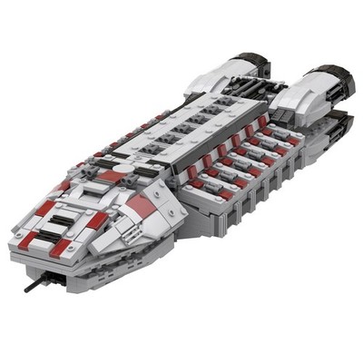 Mocs Building Bricks Toys Kits MOC-19273 Warship 1751 Parts Toys Blocks Sets