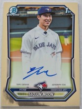 2026 Bowman Chrome Seojun Moon Auto Blue Jays 1st Bowman Prospect