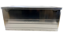 Starbox Aluminiowa skrzynia transportowa srebrna z zapięciami napinającymi