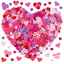 Heart Foam Stickers Bulk 600 Pieces Decorative party stationery New