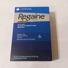 Egaine For Men Extra Strength Scalp Foam Hair Loss Treatment (3 Months) NEW