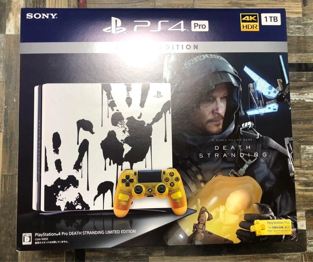 SONY PS4 PRO 1TB CUHJ-10033 DEATH STRANDING LIMITED EDITION 4K HDR WHITE