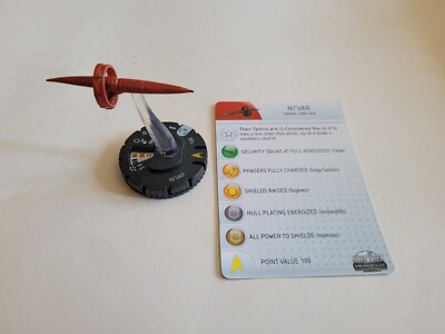 HeroClix Star Trek Tactics II 2 common Ni'var #008 Vulcan Federation Sopek