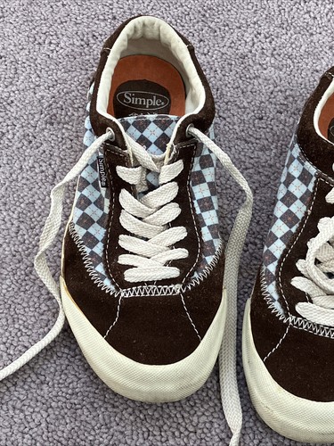 ZAPATILLAS ÚNICAS VINTAGE PARA MUJER DISEÑO "ARGYLE" POR SIMPLE-TALLA 6.5 / ¡RARAS!! - Imagen 11 de 12