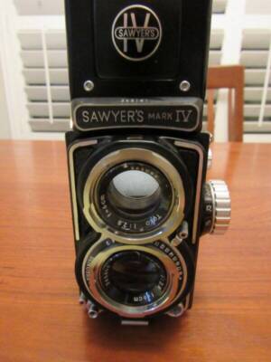 SAWYER'S MARK Ⅳ topcor F2.8 6cm Sawyer's Mark IV 127 Film 4X4 TLR Camera with 6cm F2.8