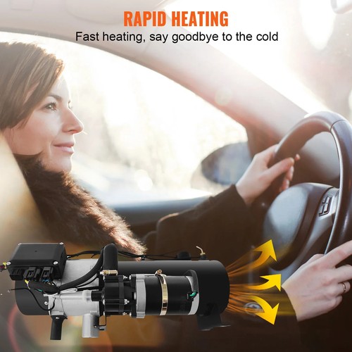 VEVOR 12V/24V 10kw Wasser Heizung Auto Vorwärmer Diesel Heizung Parkplatz Heizun - Afbeelding 11 van 18