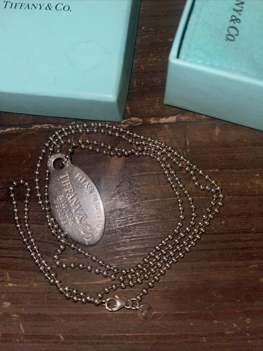 Tiffany and co oval shop choker necklace