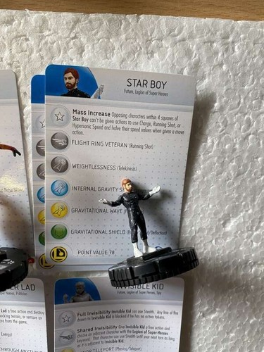 Superman DC Heroclix 9 Figuren Legion of Superheroes Set  - Bild 4 von 10