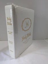 Vintage Gibson Holy Bible Wedding Edition 1988 King James White 8.5x11.5 MIB