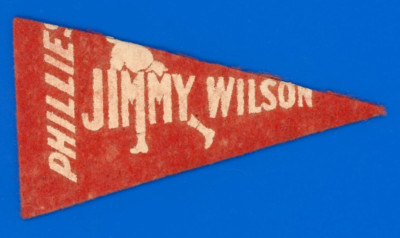 Old Vintage 1936-1938 BF3 Jimmy Wilson Philadelphia Phillies Mini Pennant *H31