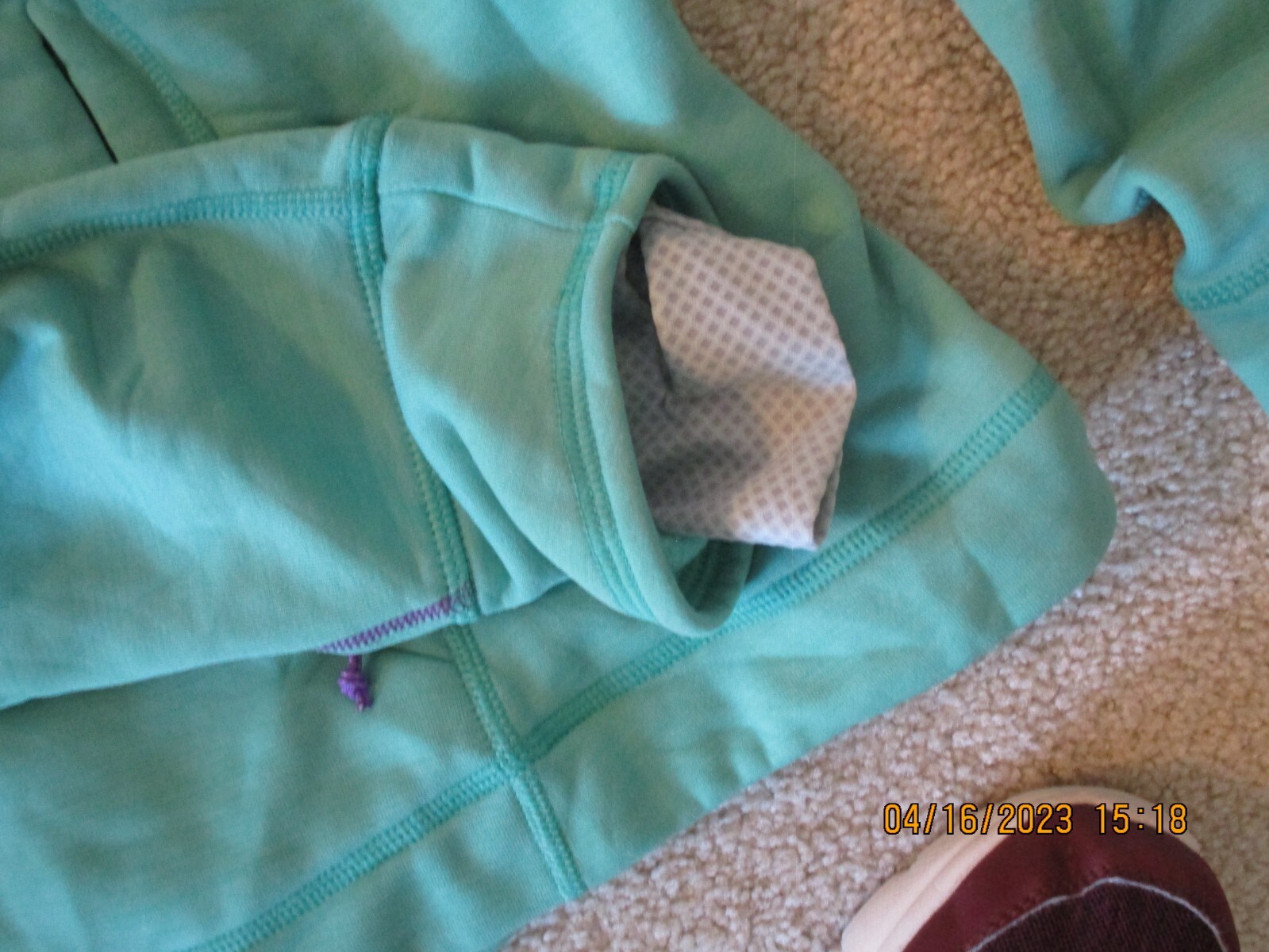 Giacca da allenamento donna Salomon grande ottime condizioni verde come nuova