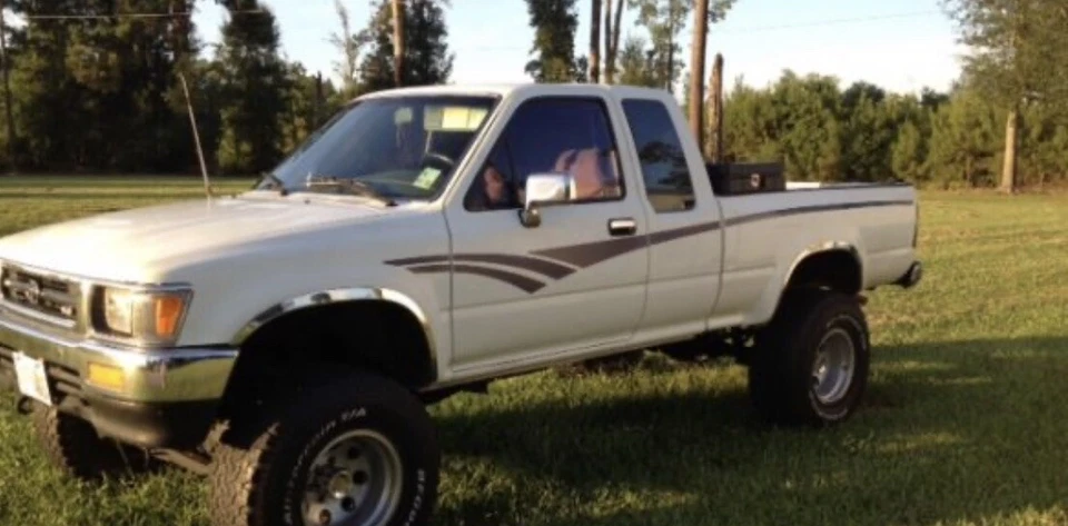 Juego de calcomanías de vinilo retro 89 a 94 estilo vintage apto para Toyota P/U pegatinas gráficas Foto 4 de 4