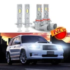 For Subaru Forester 2006 2007 2008 4x Combo LED Headlight Kit High Low Beam Bulb