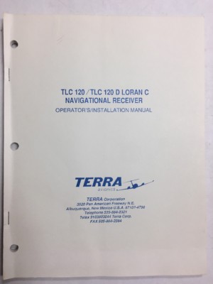 Terra TLC 120/TLC120D  Loran NAV Receiver COperator's Installation Manual