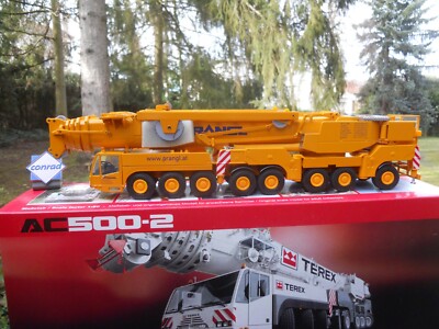 Miniature Conrad 1/50 Demag AC 500-2 – Édition Limitée Wagenborg Nedlift – Boîte Mint