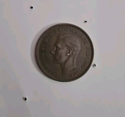 1935 ONE PENNY UK Coin -  GEORGIVS VI  D G BR OMN REX F D IND IMP.  1 Penny UK