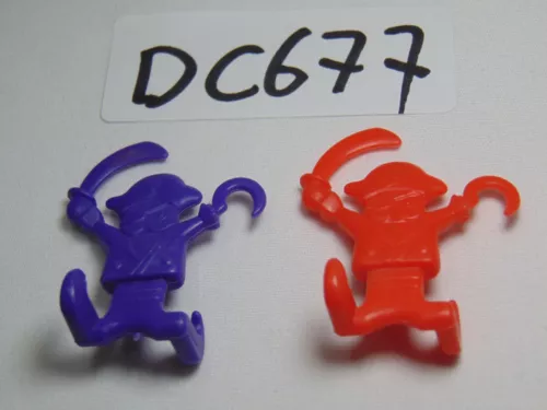 1990 Parker Brothers Flying Pirates Game Replacement Part Purple + Red Monkey
