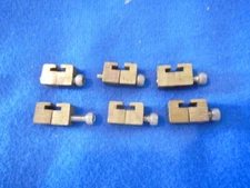 Brass Rail Clamps code 332 Power Connector  direct to rail 6 each G Scale m