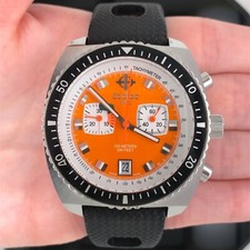 Zodiac Z02209 Seadragon Chronograph Orange Dial Date Quartz Men s Watch 2000