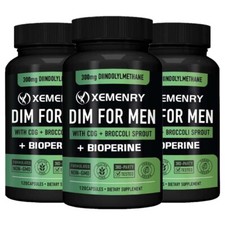 Dim for Men 300mg - Diindolilmetano Equilibrio Hormonal Masculino, Bloqueador de Estrógenos