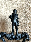 Vintage JZH 1955 T-11 Cherubs Cupids Scrolls Footed Trivet Cast Iron Valentine’s — photo 3