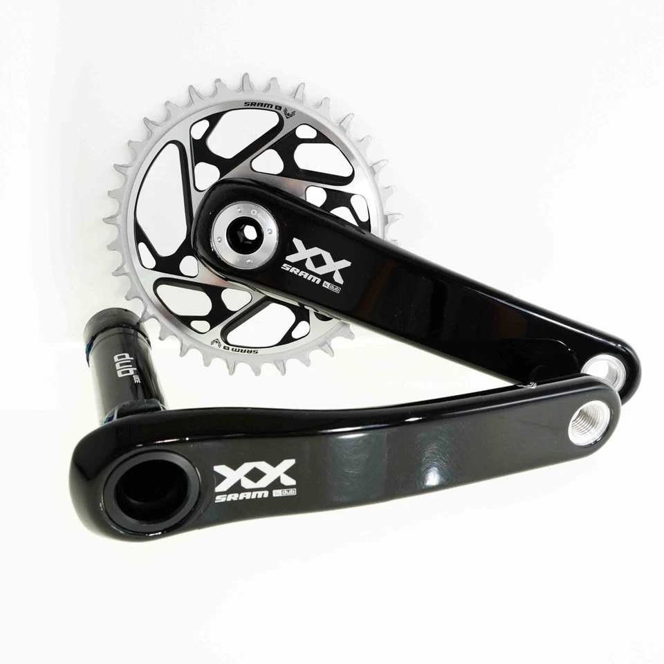 Pedivela larga SRAM XX SL Eagle DUB 1x12s 170mm/175mm x 34T BOOST montagem direta - Imagem 2 de 3