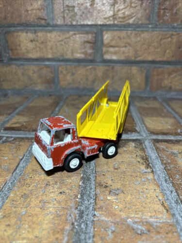 VTG ✅ Tootsie Toy Car Carrier 1970 Die-Cast Plastic USA Chicago Transporter Red - Picture 5 of 11