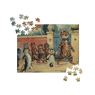 THE GOOD PUSS Jigsaw Puzzle Louis Wain 1898 fine art gift mom cat ailurophile