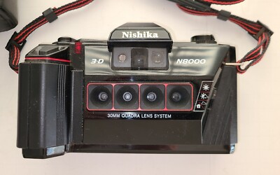 【新品未使用】Nishika N8000 3-D ニシカ　ステレオカメラ Nishika N8000 35mm Quadrascopic Stereo 3D Lenticular Camera