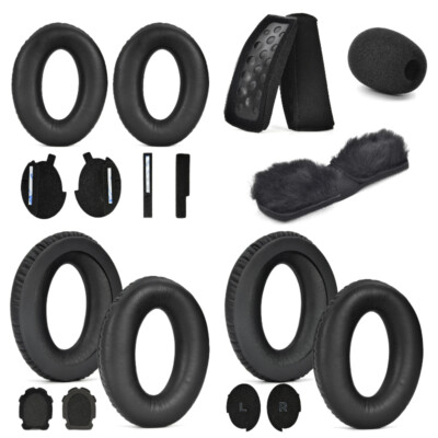 Replacement Ear Pads Head Mic Cushions For Bose X A10/ A20 /A30 Aviation Headset