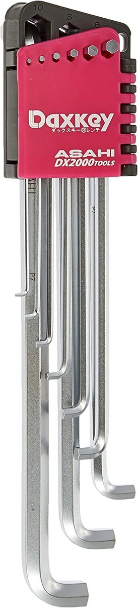さっち　+デリーpd Asahi Long Daxkey Hex Wrench Set 9 pcs DYS0910 Allen Wrench Hand