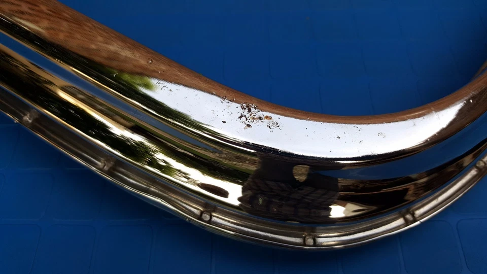 PARAGOLPES TRASERO SUPERIOR MERCEDES-BENZ W116 280 S SE SEL 350SE 450SEL 6.9 350SEL Ate Foto 2 de 4