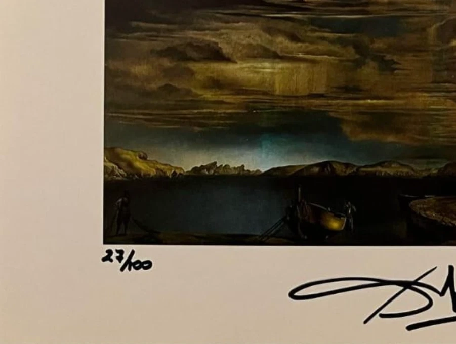 IMPRESIÓN ORIGINAL FIRMADA SALVADOR DALÍ, INCLUYE CERTIFICADO DE AUTENTICIDAD Y TASACIÓN DE $3,500. Foto 3 de 4