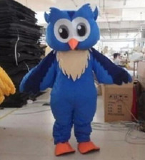 Halloween Cosplay Big Blue Owl mascot costume set party game costume