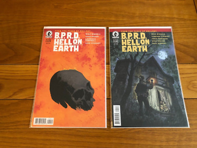 BPRD HELL ON EARTH 139 & 141.  NM COND. DARK HORSE. MIGNOLA