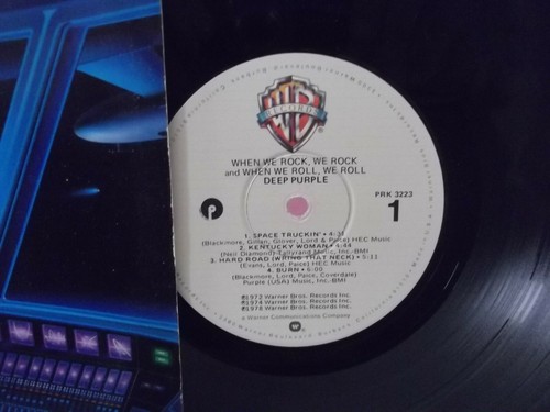 DEEP PURPLE WHEN WE ROCK WE ROCK WHEN WE ROLL WE ROLL ON WARNER BROS.RECORDS - Picture 2 of 2
