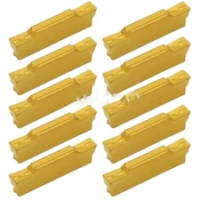 40pcs CNC Carbide Insert MGMN300-M fit for MGEHR/MGIVR Grooving Cut Off Tool 3mm