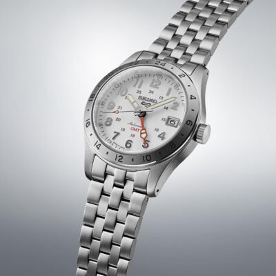 Seiko 5 Sports Field Sports Style SBSC009 Men's Wrist Watch Silver